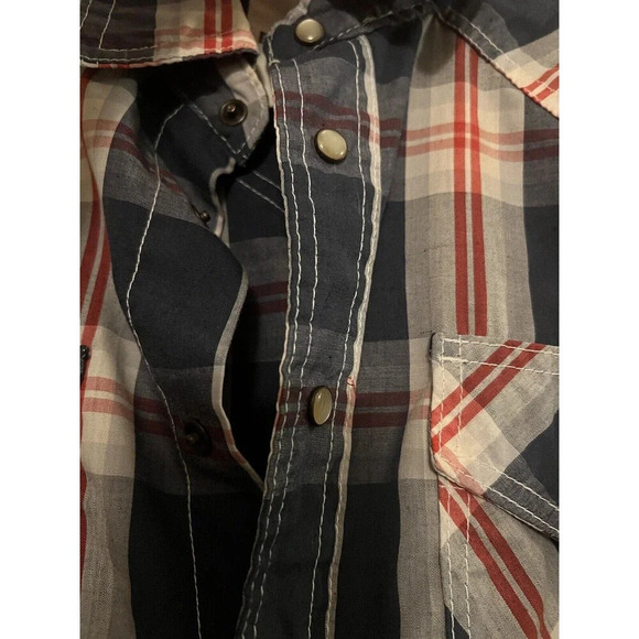 Ditch Plains Pearl Snap Shirt Size Large - Picture 3 of 10